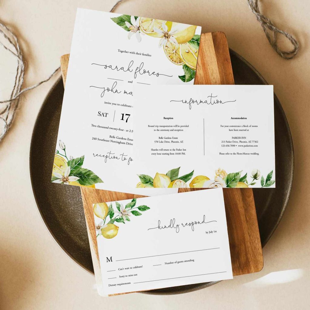 personalized wedding invitations