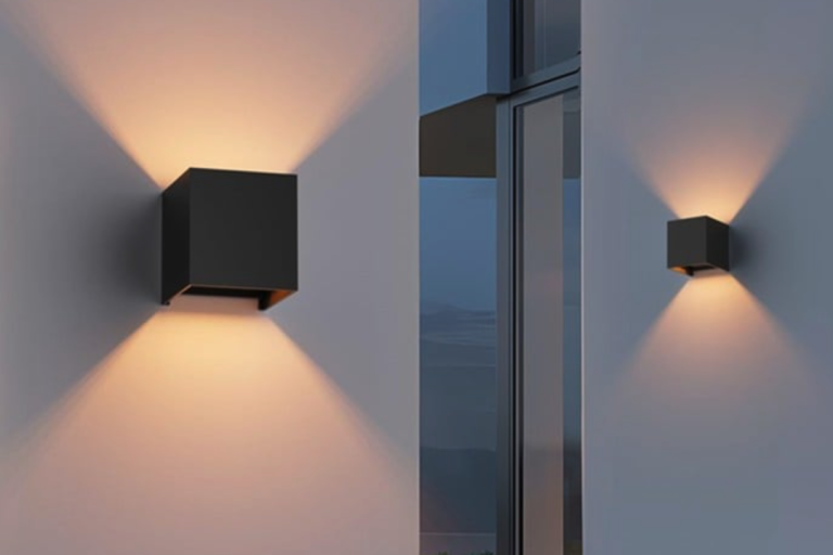Luce da parete a LED Modern Cube