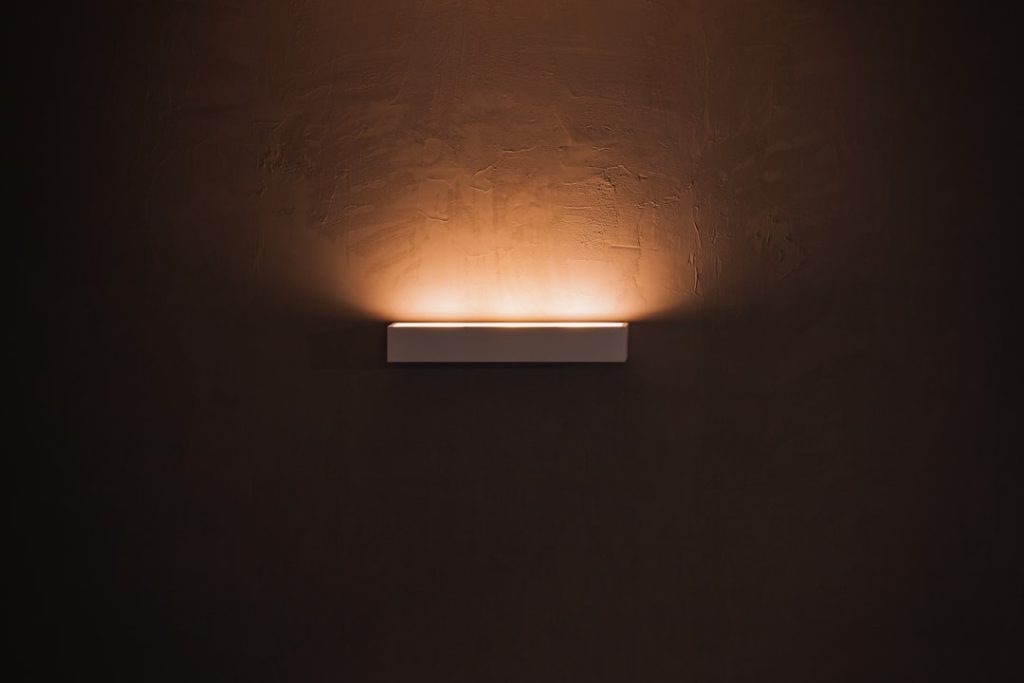 Photo acrylic wall wash lamp